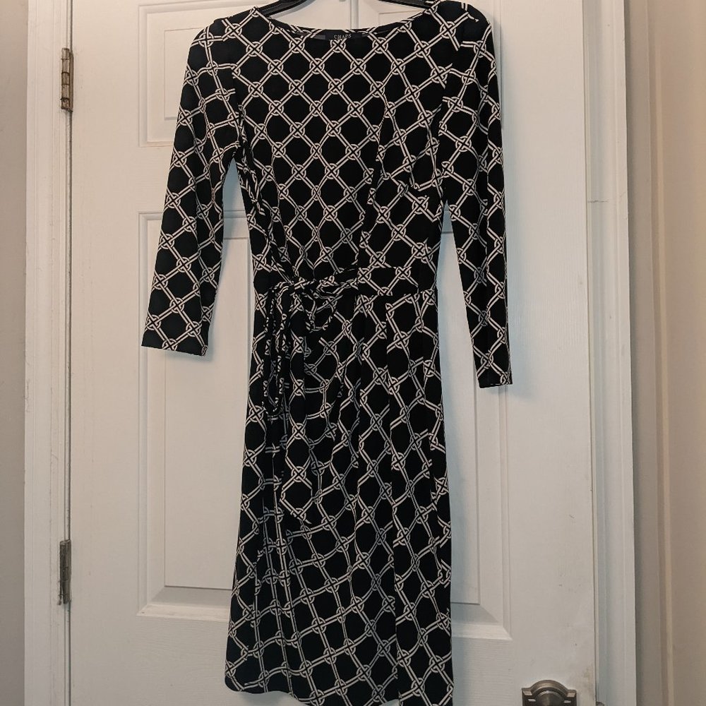 Dress with long sleeves
